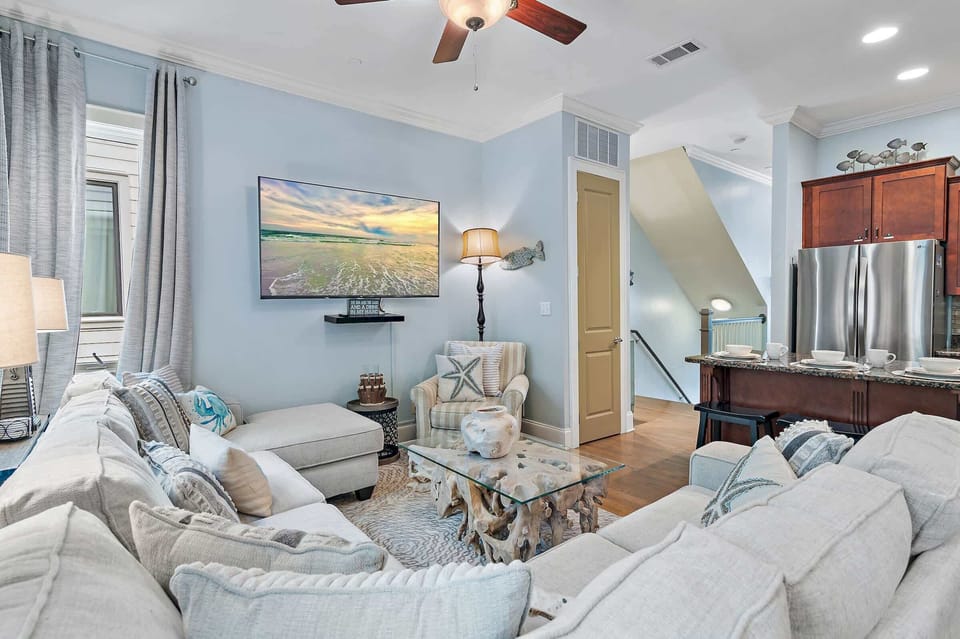 Enjoy the open floor plan of the second floor