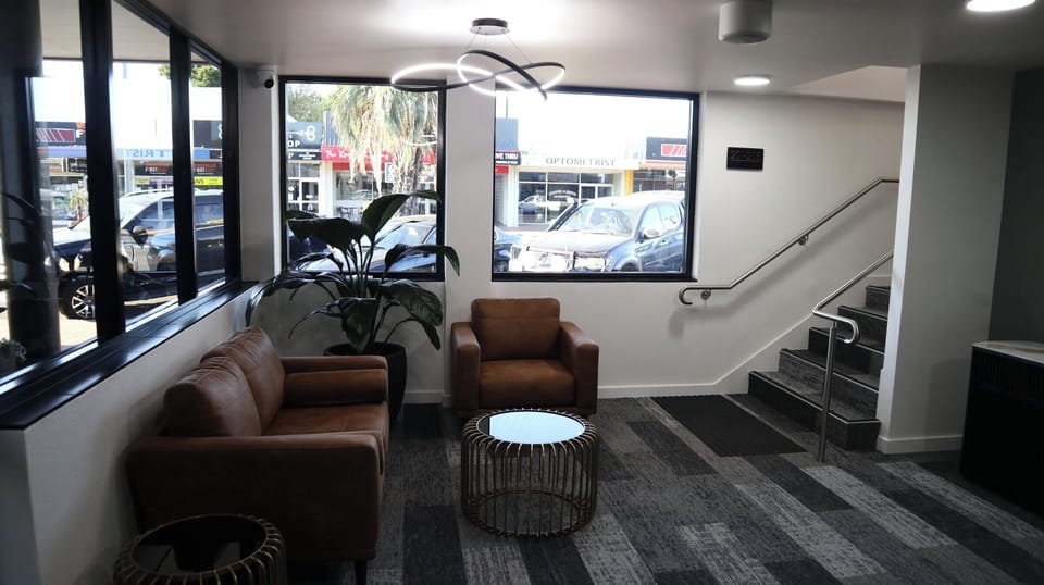 Lobby sitting area