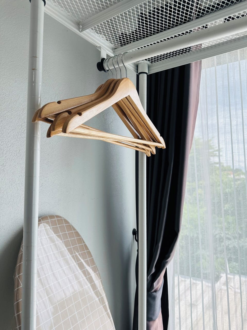 Standard Room, 1 Queen Bed, Private Bathroom, City View | Laptop workspace, blackout drapes