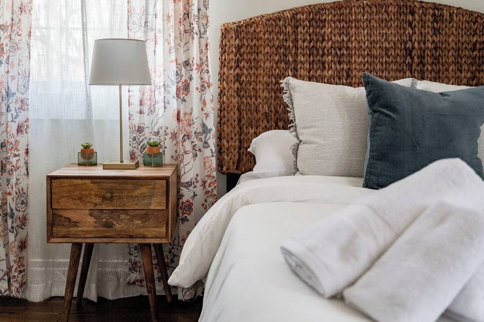 Comfortable beds in every bedroom with lovely details throughout