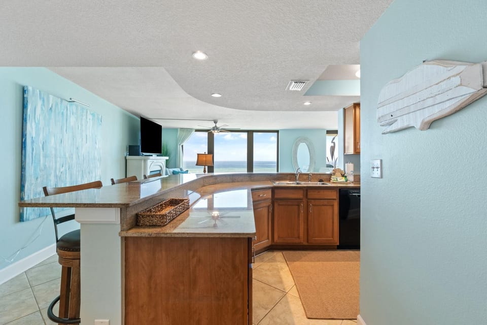 Condo, Multiple Beds (Perdido Towers West 308) | Private kitchen | Oven, toaster, paper towels