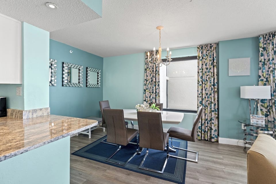 Sit together and enjoy a home cooked meal and chat about your fun-filled day!