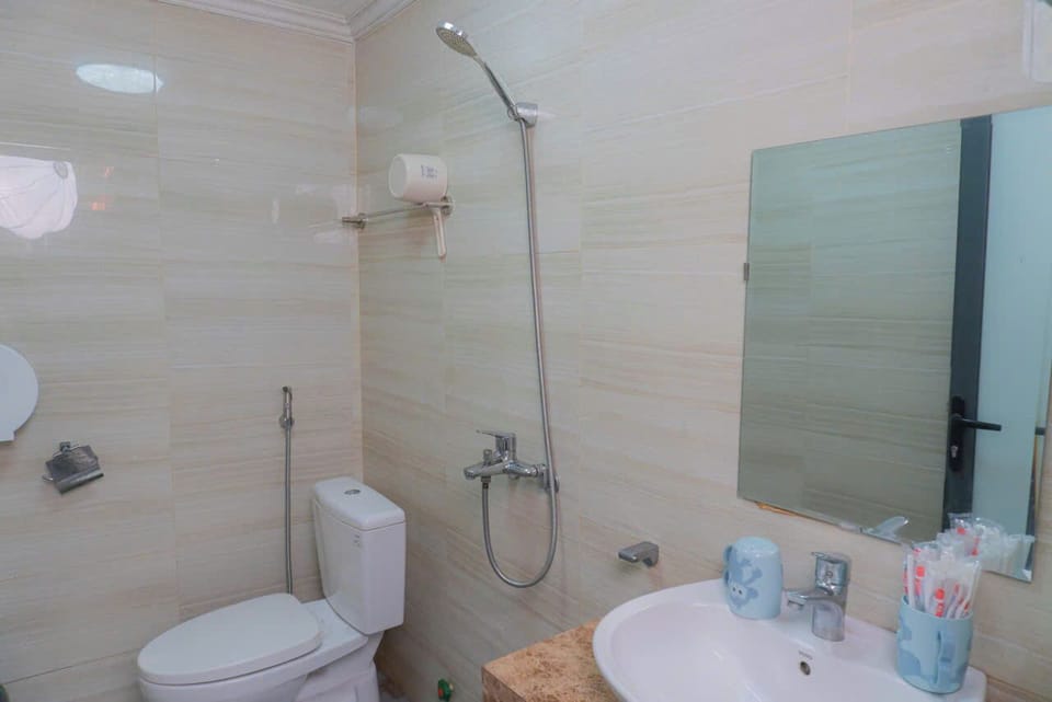 Shower, hydromassage showerhead, hair dryer, bidet
