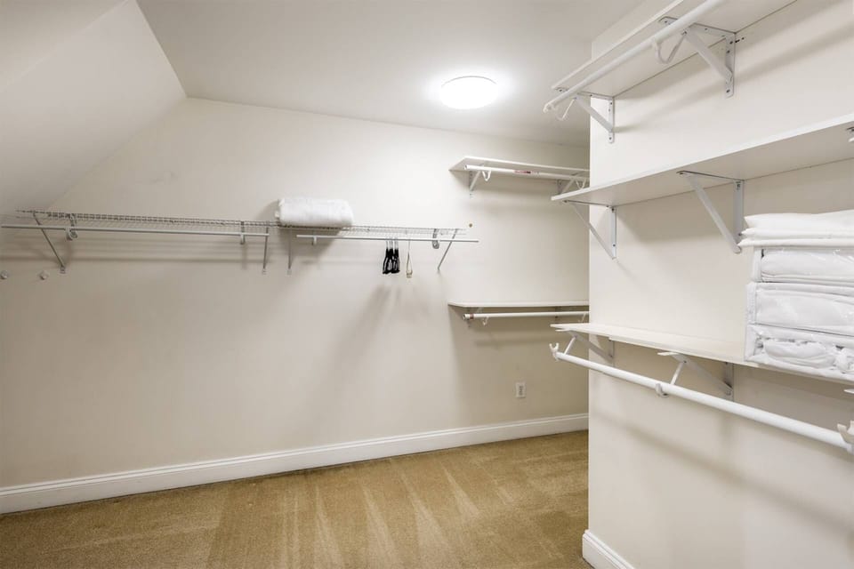 The spacious King Suites includes this over-sized walk-in closet.