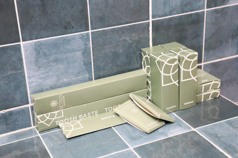 Deluxe Triple Room | Bathroom | Free toiletries, hair dryer, bathrobes, slippers
