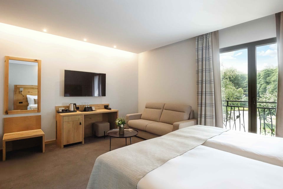 Superior Double or Twin Room, Hill View | In-room safe, desk, laptop workspace, blackout drapes
