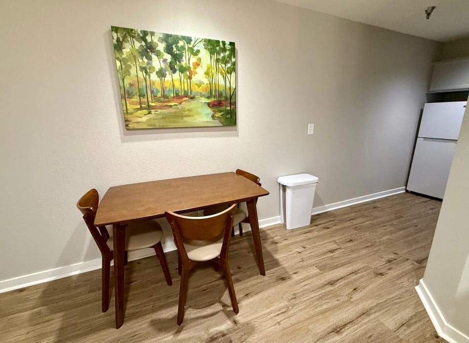 Your efficient space for quick meals or focused work.