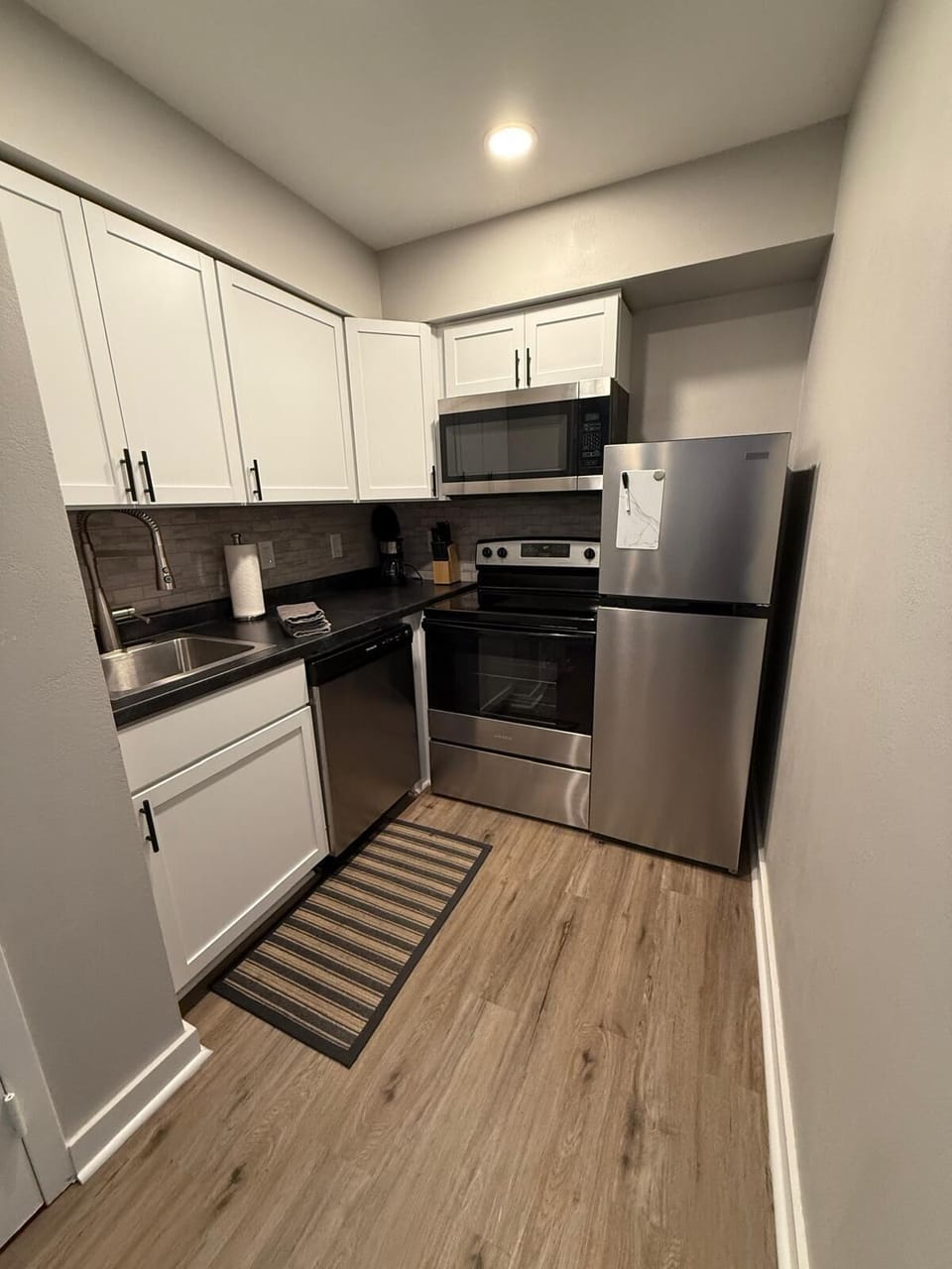 Whip up meals with ease in your convenient kitchen.