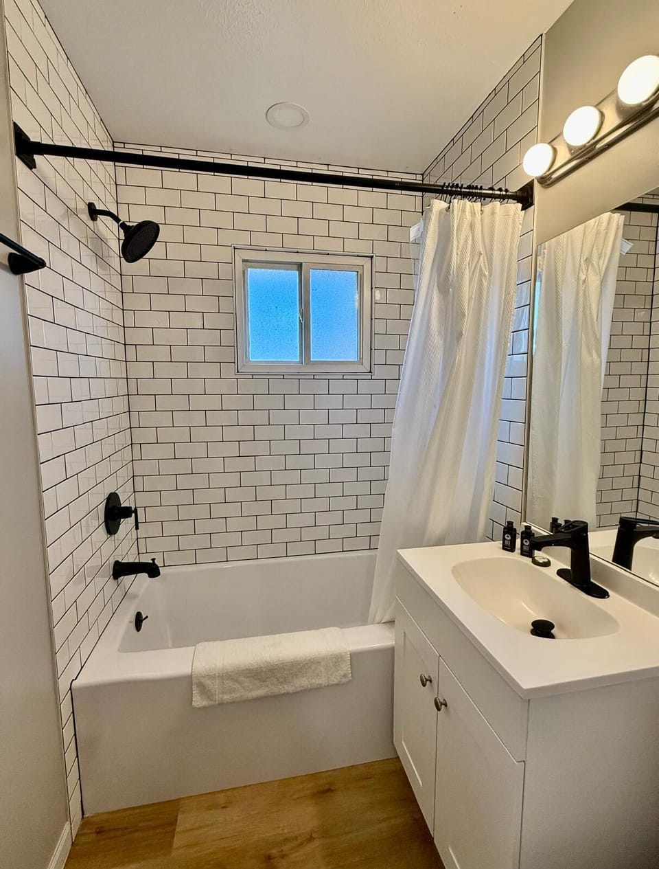 Refresh and recharge in this crisp, clean space after your city adventures.