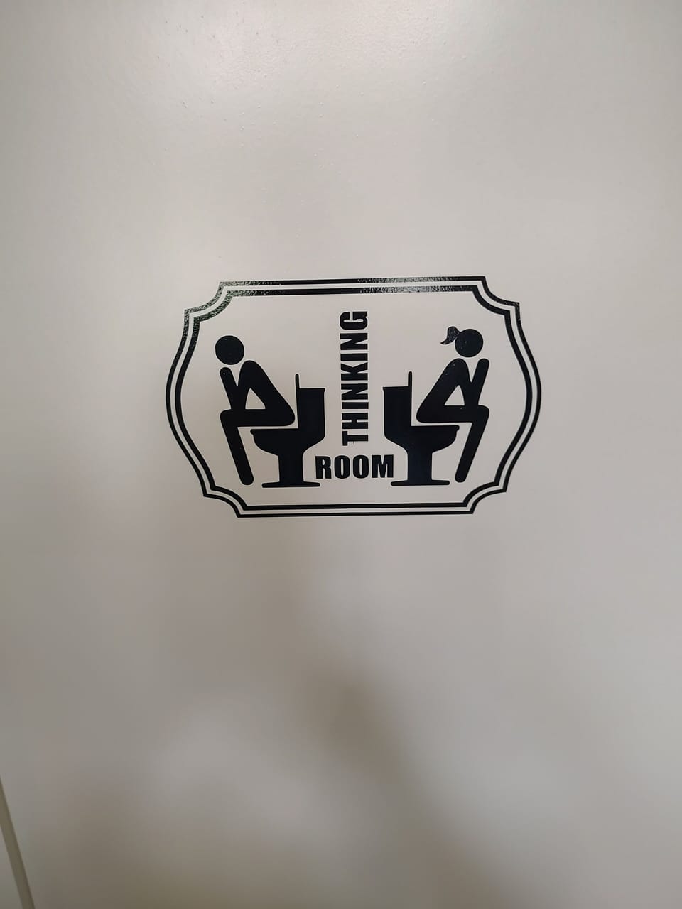 Bathrooms are used for brushing teeth, showering and, of course, thinking