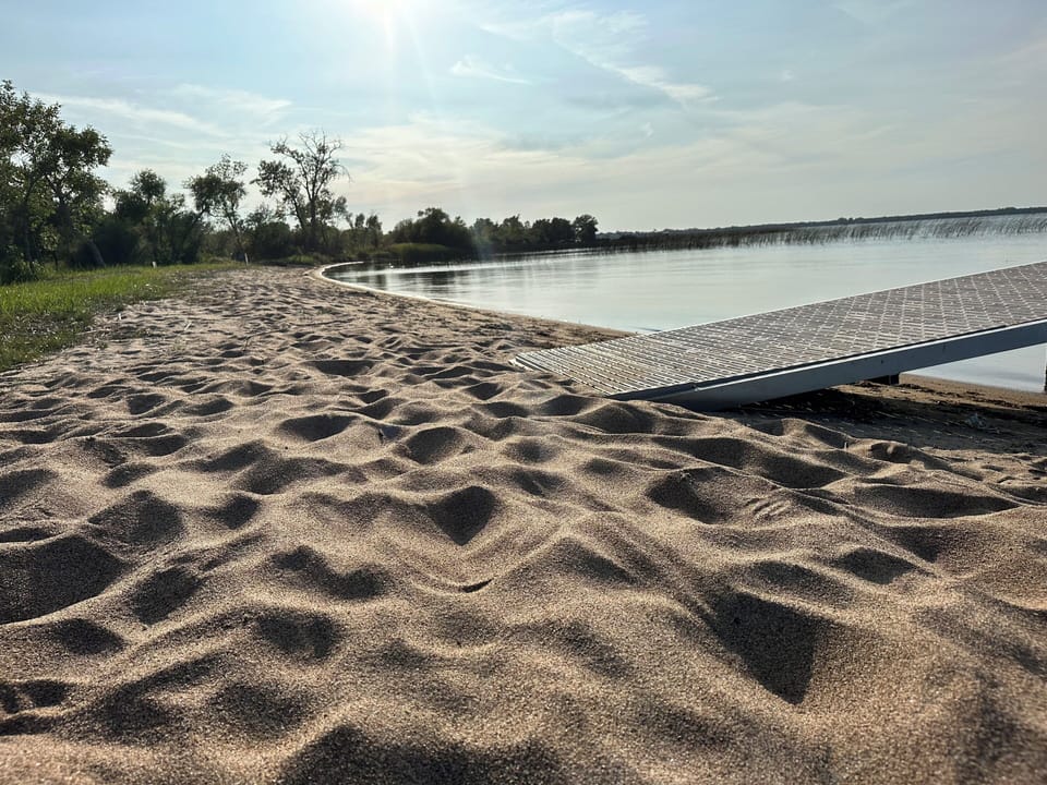 700 ft of warm sugar sand just for your family