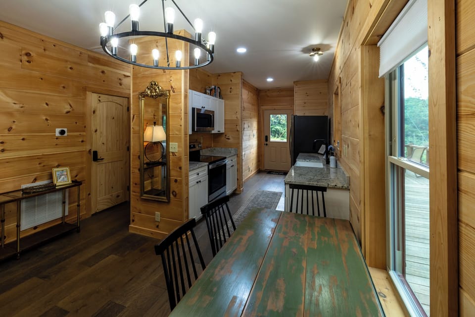 upstairs dining area