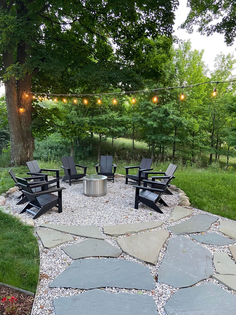 3_Firepit yukon solo stove under string lights