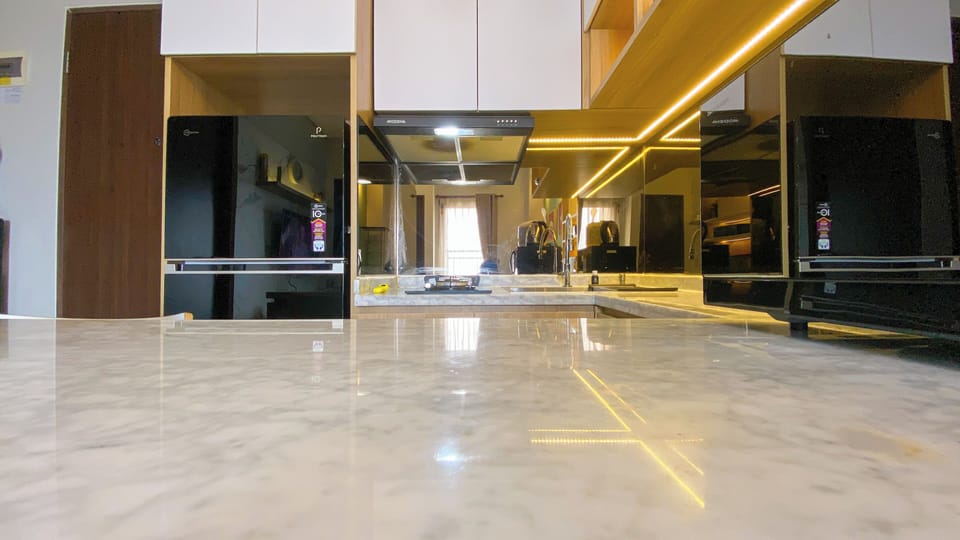 Apartment | Private kitchen | Fridge, microwave, stovetop, rice cooker