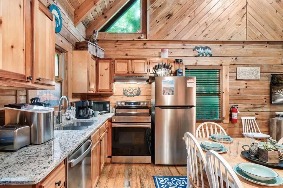 Cook up a storm in our modern kitchen, fully equipped for all your culinary adventures