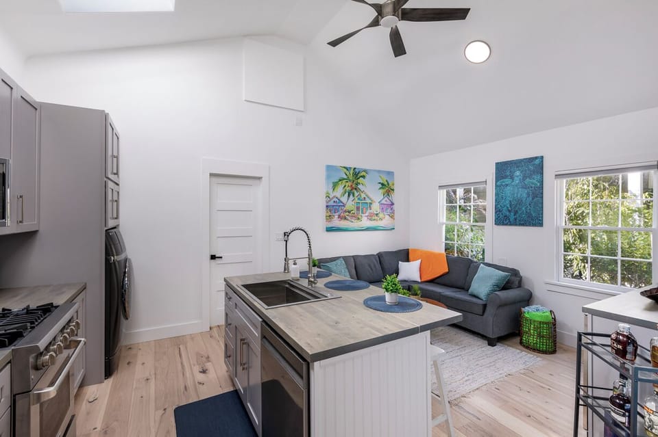 living and kitchen