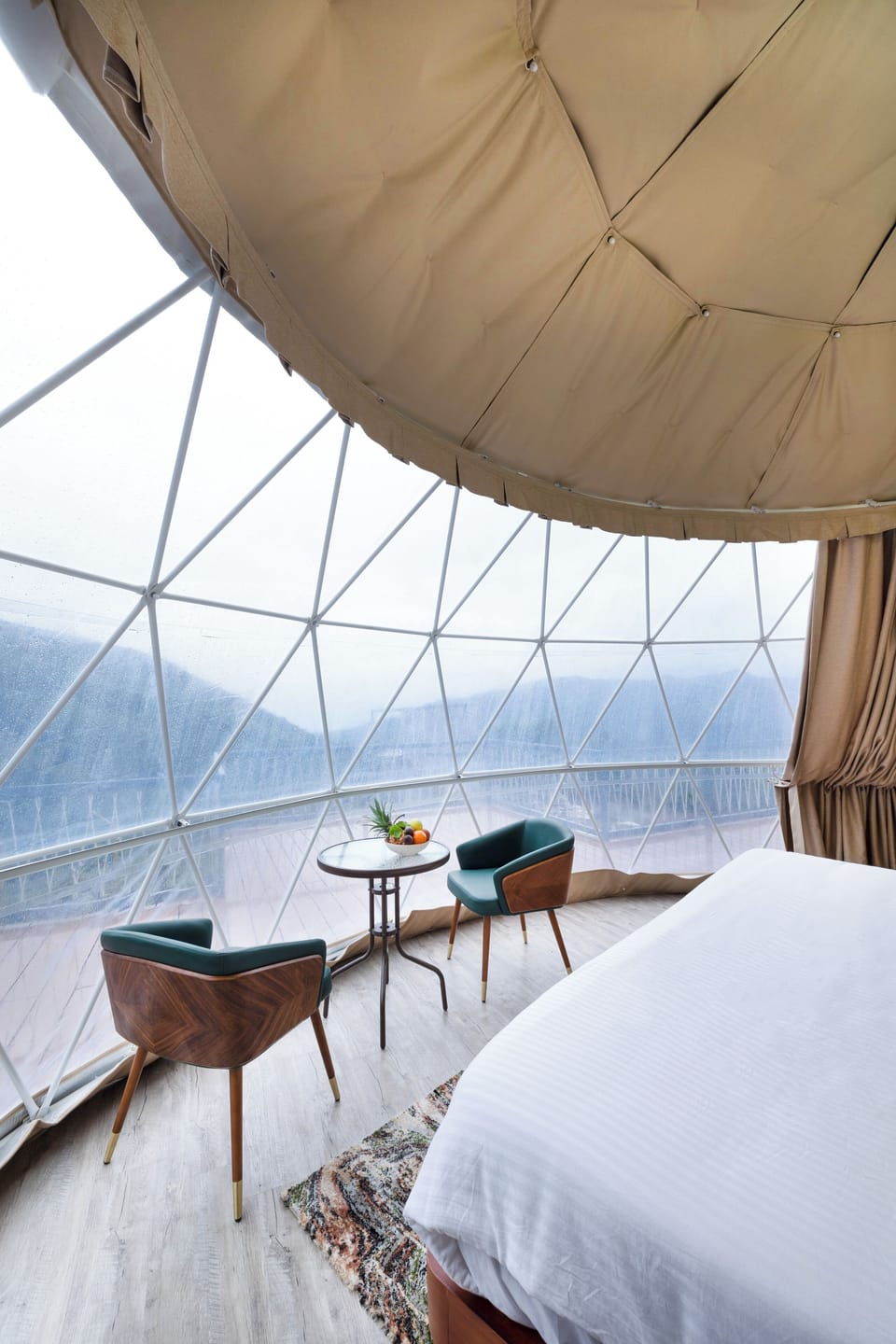 360 Dome Suite | Premium bedding, WiFi (free), bed sheets