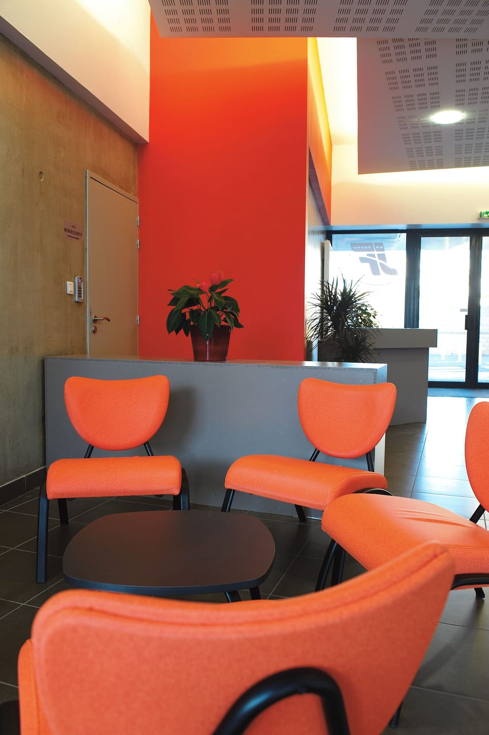 Lobby sitting area