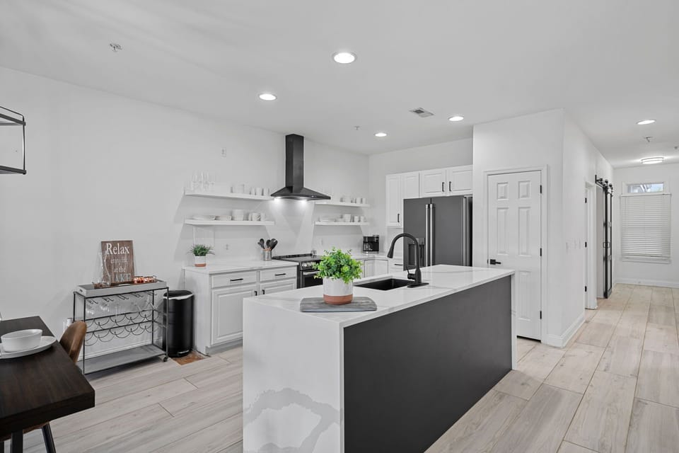 Updated, modern kitchen to prep all your group meals.