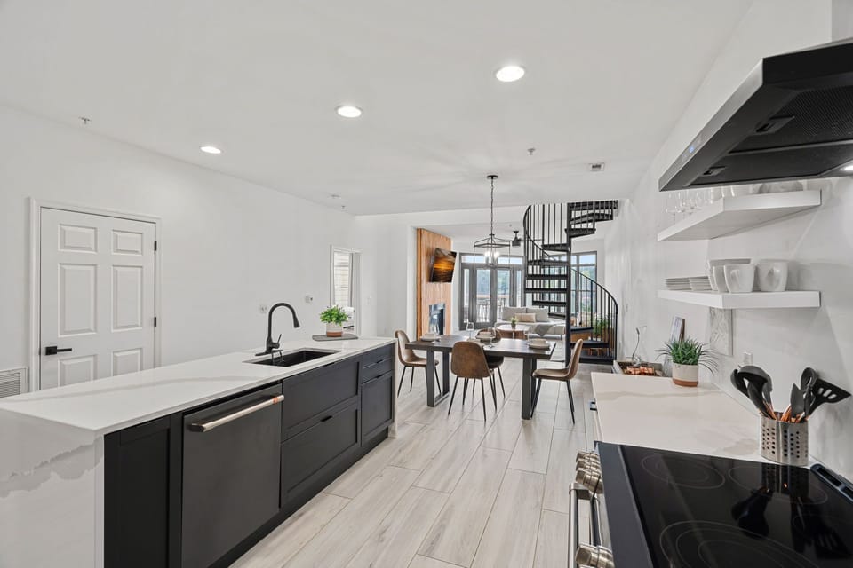 Updated, modern kitchen to prep all your group meals.