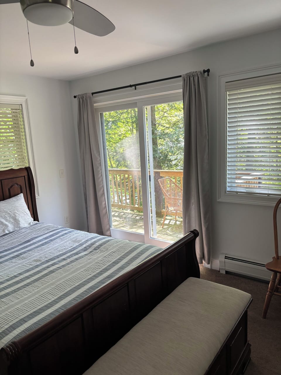 All three master suites have sliding glass doors to balconies. 