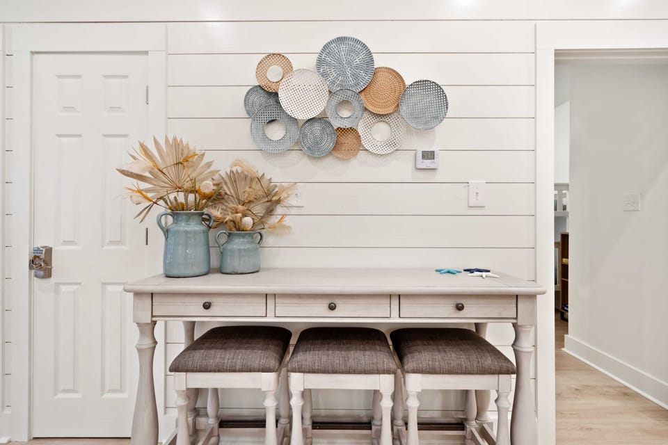 A dedicated desk space for work, study, or catching up on emails!