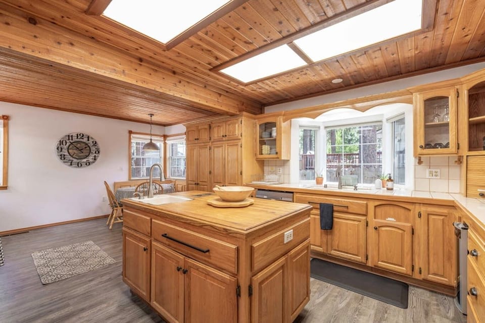 Our charming kitchen is fully equipped with everything you need to make your favorite meals.