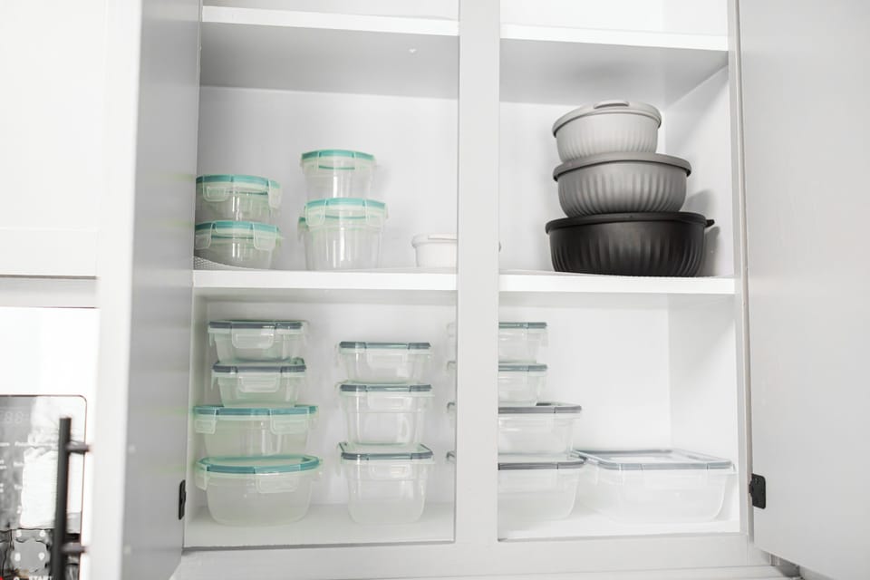 plenty of food storage items