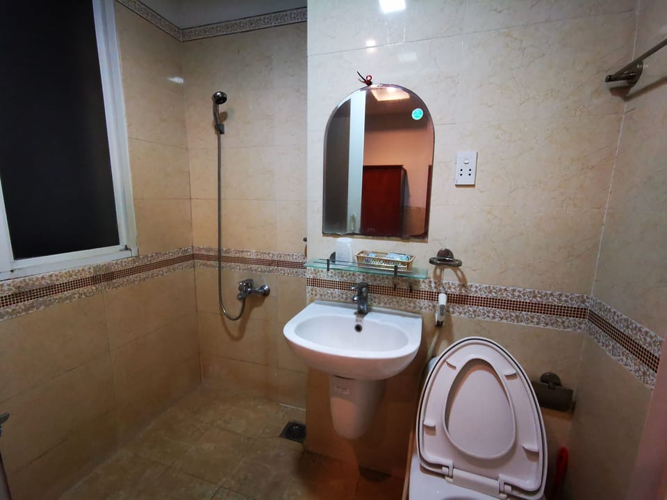 Family Double Room, Refrigerator | Bathroom | Shower, slippers, towels, soap