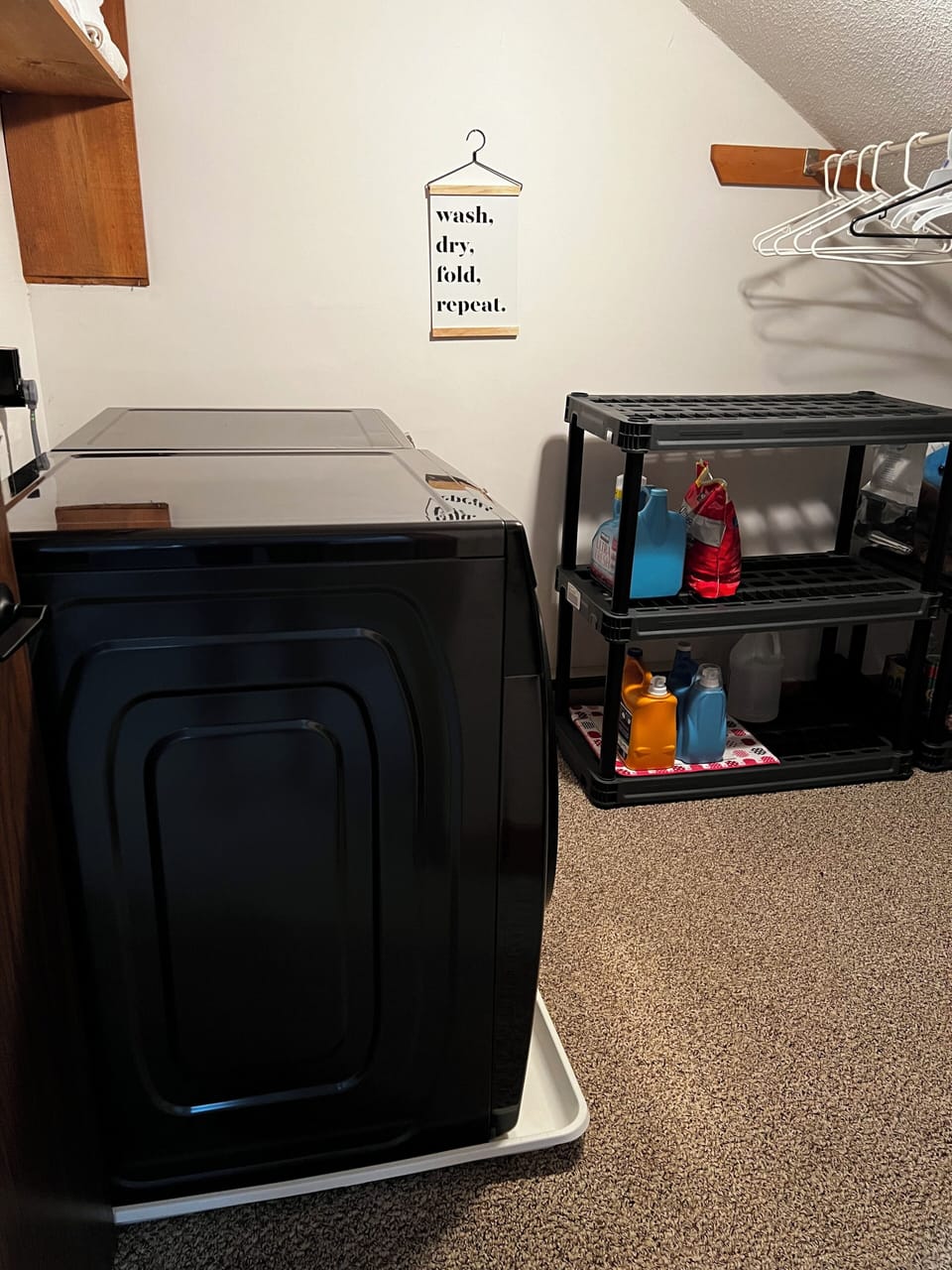 Laundry room connected to Master Bedroom