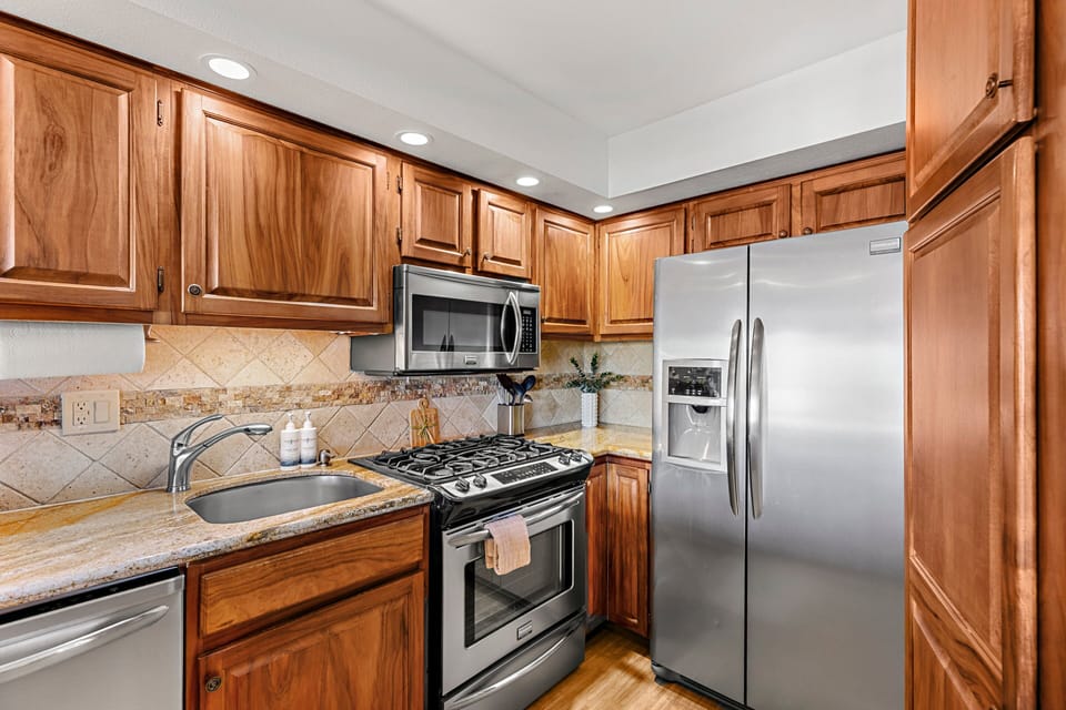 Fully equipped kitchen