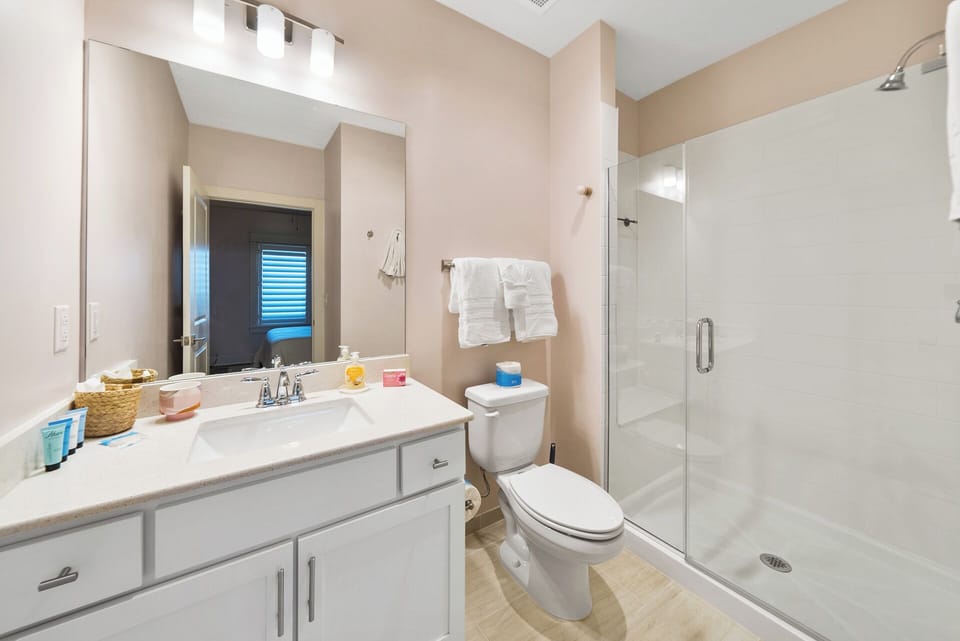Walk in shower in master bath