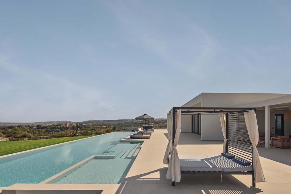 Days are best spent poolside at this self-catering home.