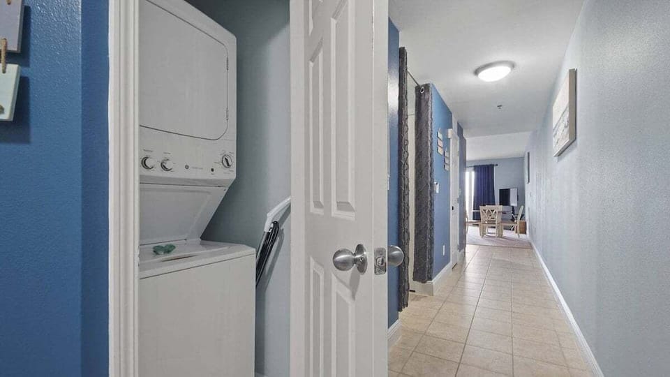 A washer-dryer is available for guest use.