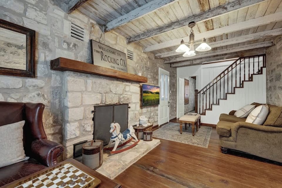 Relax and play a game or watch a movie with family or friends in the living room