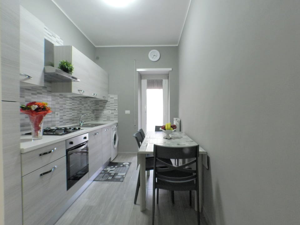 Fridge, microwave, dishwasher, toaster