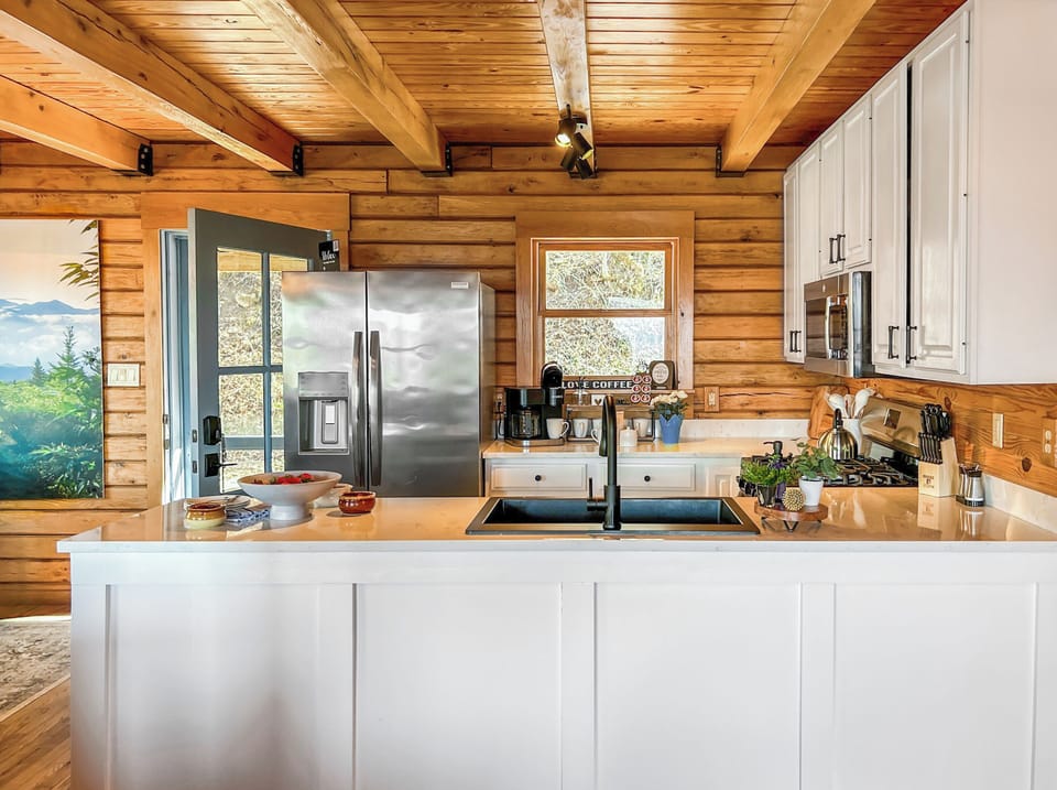 Our beautiful open concept kitchen.