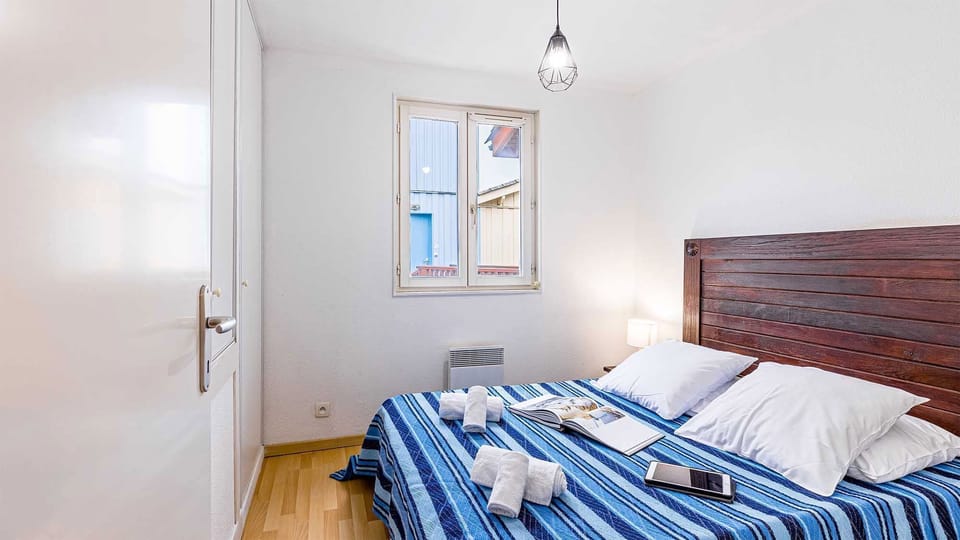 Fall asleep in our cozy bedroom.
