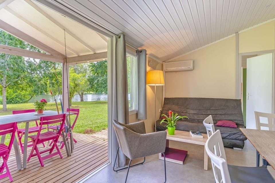 Sit back and relax in the cozy living area after a great day. (PLEASE NOTE: Views Vary).