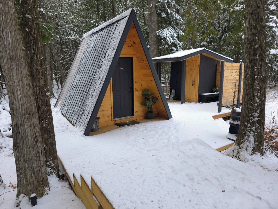 A frame and Sauna