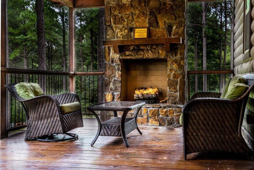 Outdoor entertaining area