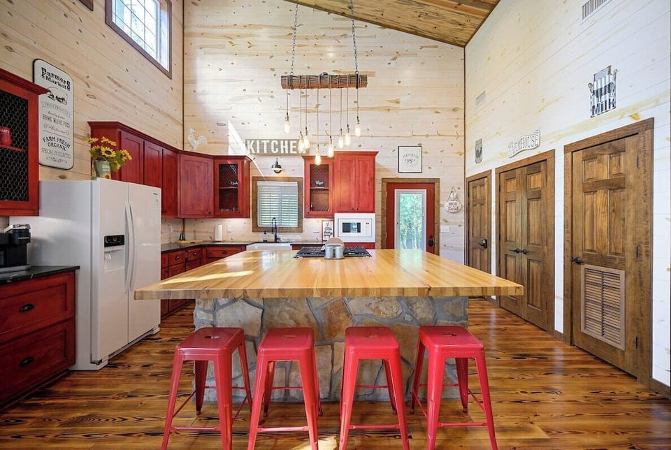 Picture yourself preparing meals in this adorable kitchen