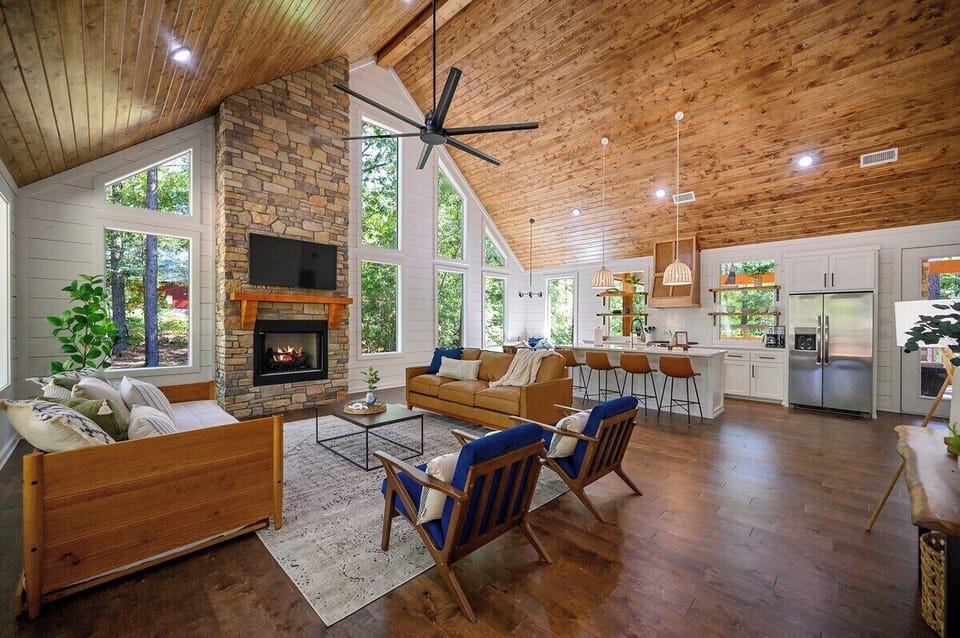 Spacious open living area!