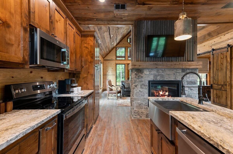 Fully-stocked kitchen for preparing meals during your stay