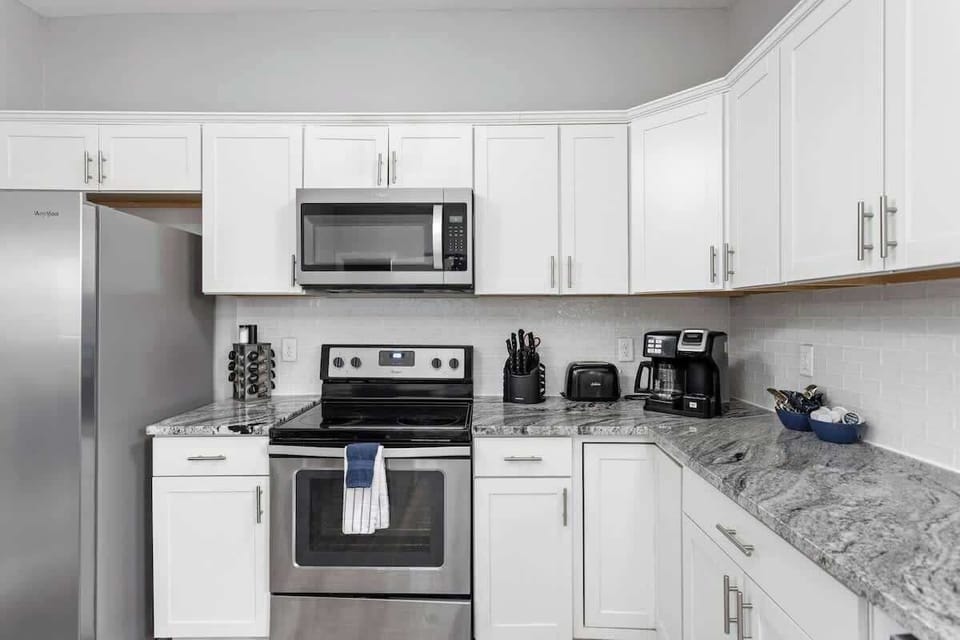 Fully Equipped Kitchen with Coffee Station