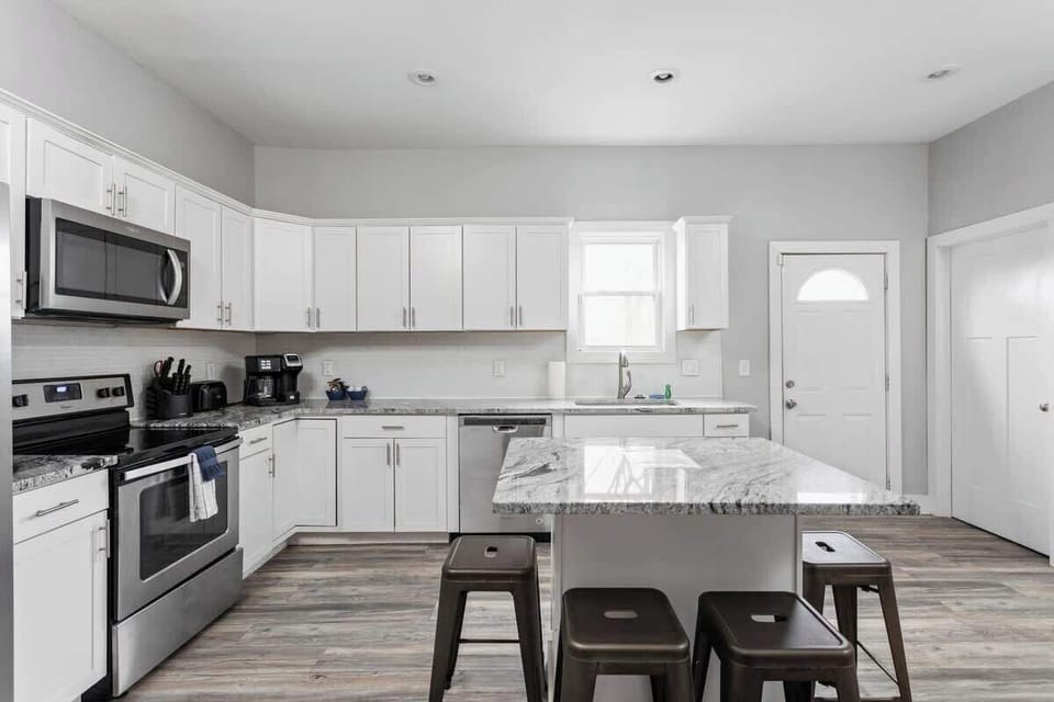 Fully Equipped Kitchen with Breakfast Bar | Designed for Cooking and Connection