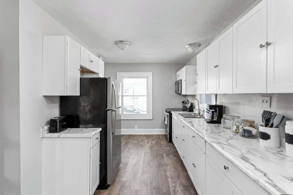 Fully stocked kitchen with all the appliances you’ll need to cook a gourmet meal