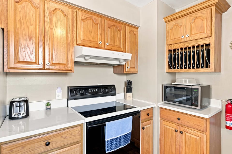Inviting kitchen perfect for preparing meals at home