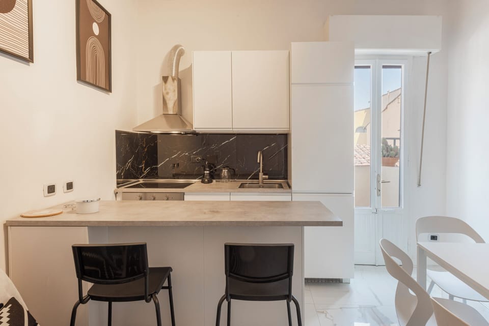 Comfort Duplex, Balcony | Private kitchen