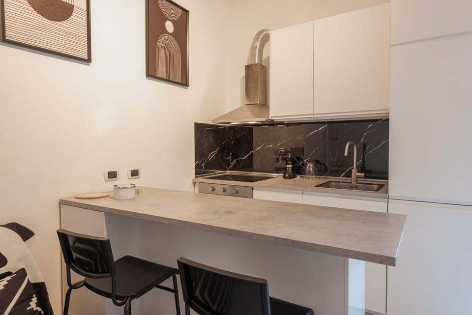 Comfort Duplex, Balcony | Private kitchen